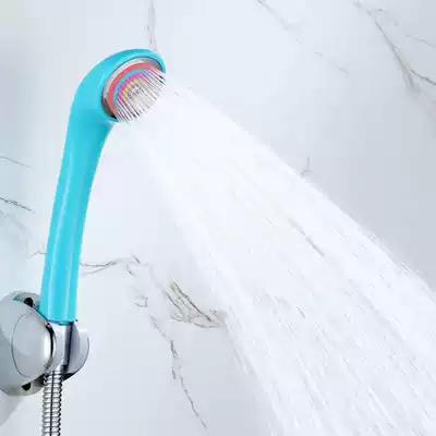 Solar water heater handheld pressurized shower festival spa negative ion shower head set