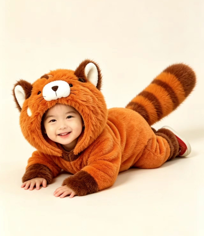 Halloween Children's Raccoon Cute Animal Performance Costume Panda Joyful and Festive Dance Costume Halloween Children's Raccoon Cute Animal Performance Costume Panda Joyful and Festive Dance Costume