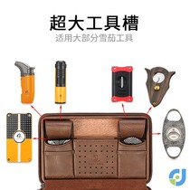 Cigar box portable cigar box portable bag tool set lock storage imported cedar wood humidor
