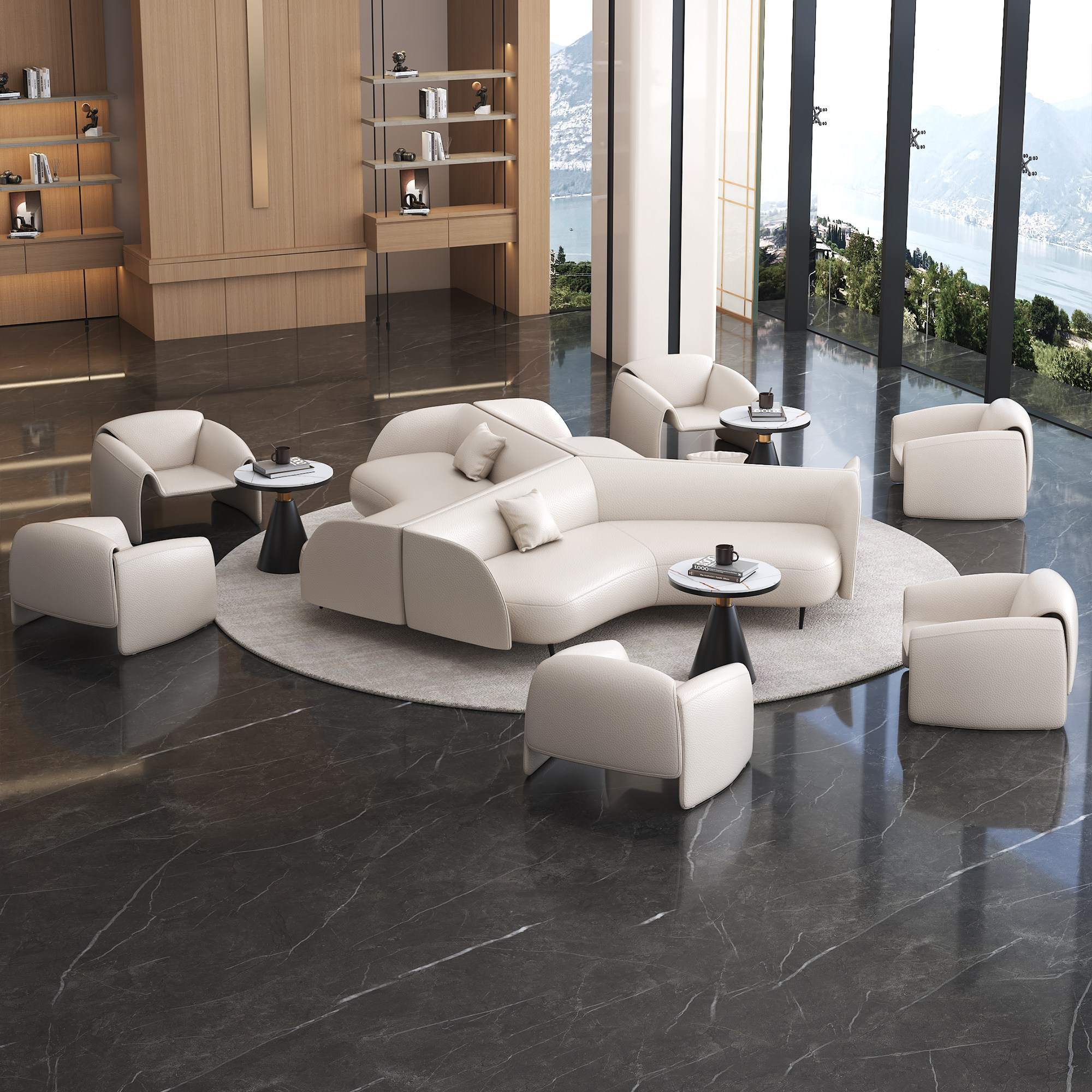 Диван Suitable for sitting 200см техкожа