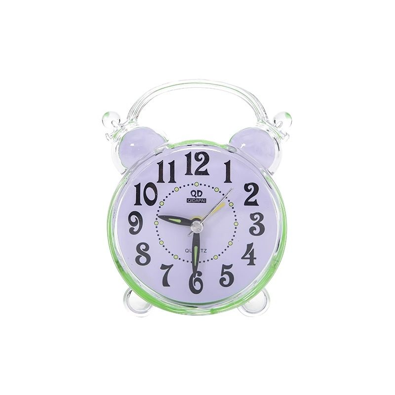Silent Alarm Clock for Bedside, Student Creative and Personalized Lazy Simple Bedroom Cartoon Children's Electronic Small Alarm Clock