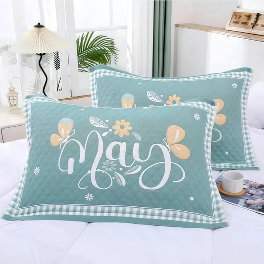 Extra thickened cotton pillow cover gauze pillow cover