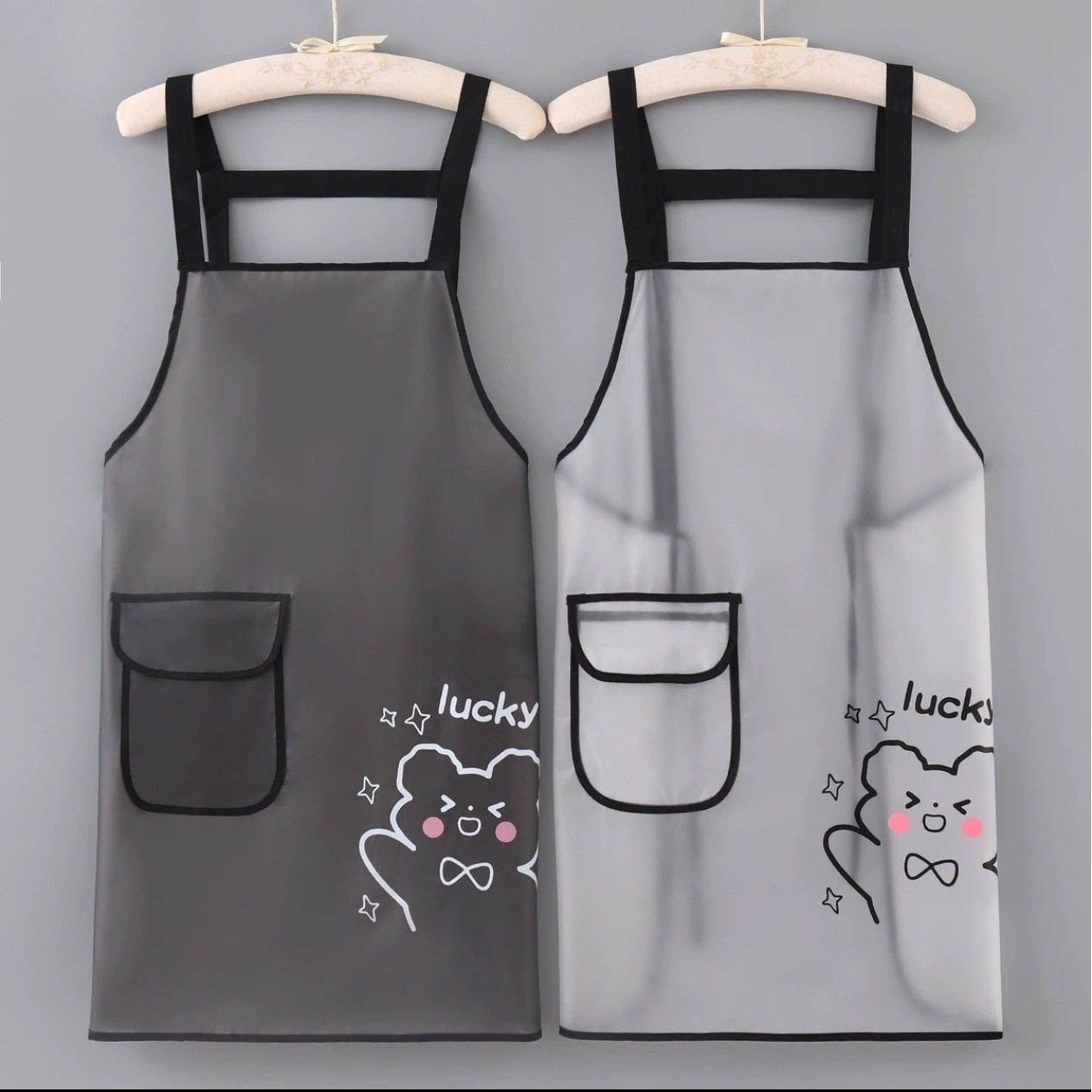 Kitchen Cooking Apron Sleeveless Waterproof Apron Catering Aquatic Products Pet Shop Translucent Tpu No-Wash Work Clothes