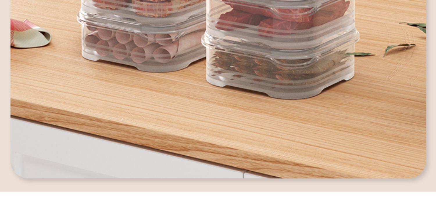 Питание коробки 冰箱冻肉分格盒子冷冻收纳盒专用小号保鲜盒冰箱收纳分装盒