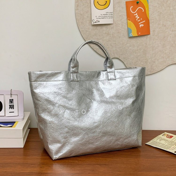 2025 American Casual Minimalist Tyvek PVC Tote Bag for Women, Versatile Handbag - Thumbnail 6