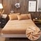 Khăn trải giường sang trọng flannel bed 笠 đơn mảnh lông cừu san hô dày Simmons bảo vệ bìa mùa thu và mùa đông ấm áp phụ nữ