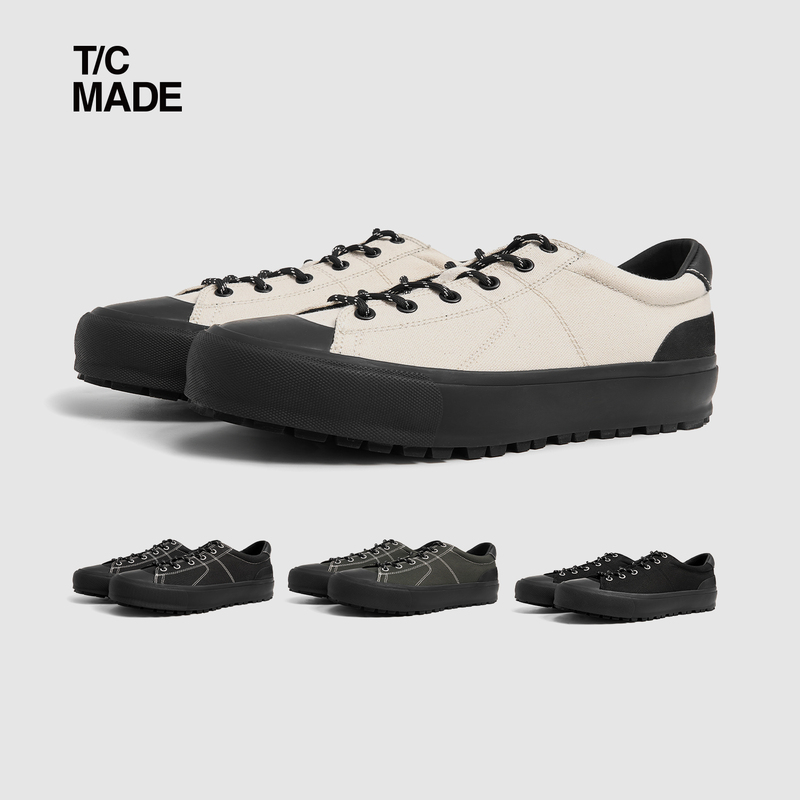 Tcmadexvibram301 Retro Canvas Vulcanized Shoes, Spliced Thick-Soled Low-Top Outdoor Casual Shoes for Men and Women Tcmadexvibram301 Retro Canvas Vulcanized Shoes, Spliced Thick-Soled Low-Top Outdoor Casual Shoes for Men and Women