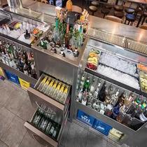 Bar stainless steel mixing table water bar custom bar counter operating table work table KTV cocktail bar direct sales