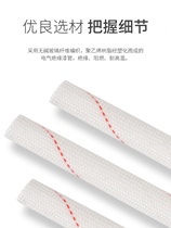 New fiber tube yellow mm insulation sleeve soft 10 raw tube resistant to high temperature tube resistant wire and electrical resistance glass