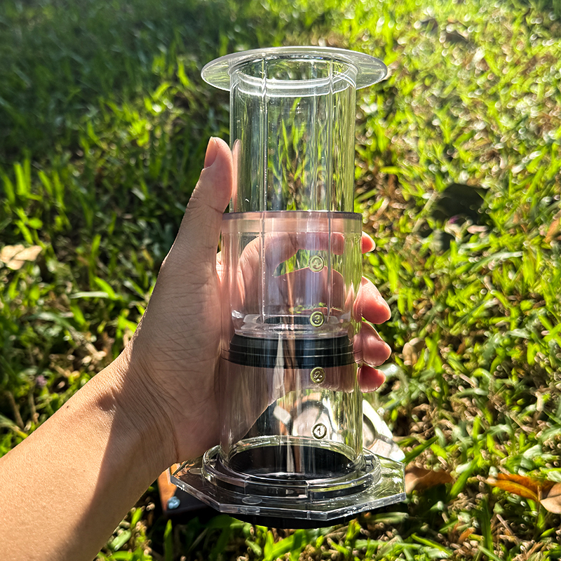 Aeropress Hand-Brewed Coffee Pot Transparent Version Clear Easy-To-Use Hand-Brewed French Press Pot Portable Coffee Maker Go