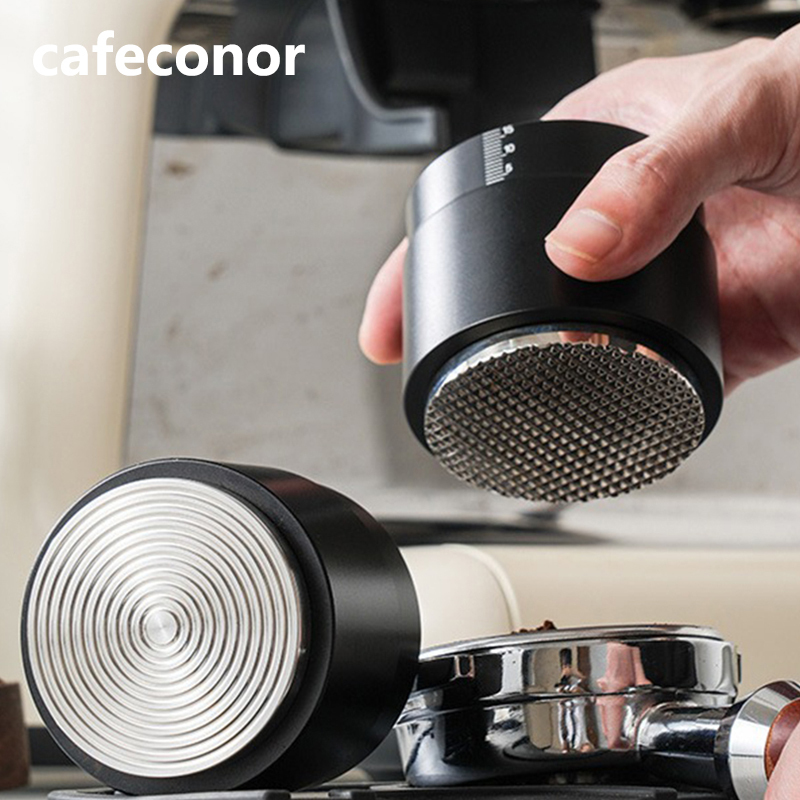 Cafeconor Coffee Tamper, Powder Needle, Three-In-One Constant Pressure 51/58mm Universal Elastic Tamper Hammer