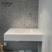 DuPont Corian – lavabo intégré meuble de salle de bains lavabo à comptoir unique importé américain