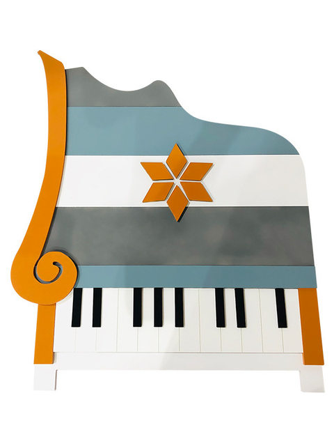 Genshin Impact Cosplay Props: Fireworks Stick, Candle, Christmas Antlers, Ear-Hanging Headwear, Ukulele, Piano