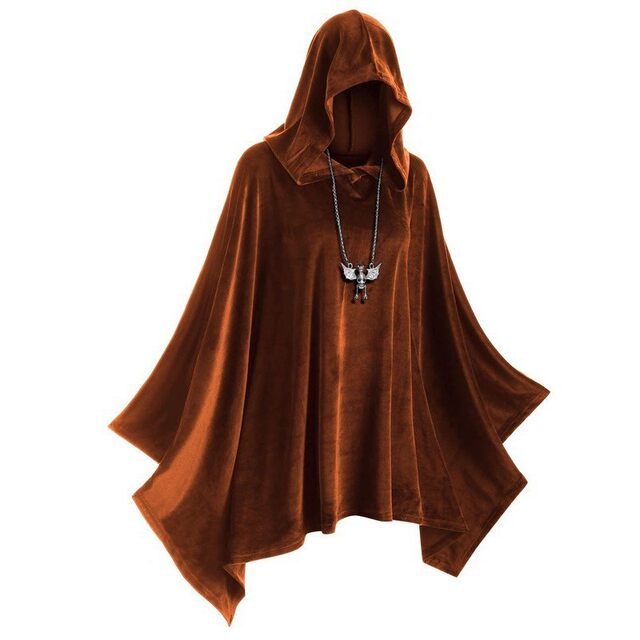 European and American Style Bat Cape Hooded Velvet Cloak Halloween Cape Cosplay Stage Performance Cape