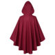 Halloween Retro Cloak Renaissance Period Hooded Cape Adult Medieval Shawl Stage Performance Costume