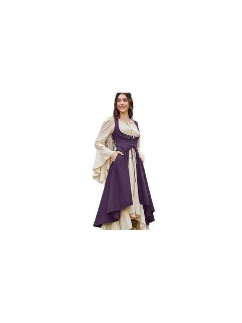 Clothing Export Retro Dress Court Medieval Long Dress Role-Playing Period
