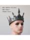 European and American Dark Style Retro Crow Crown King Crown Cosplay Party Dance Costume Props