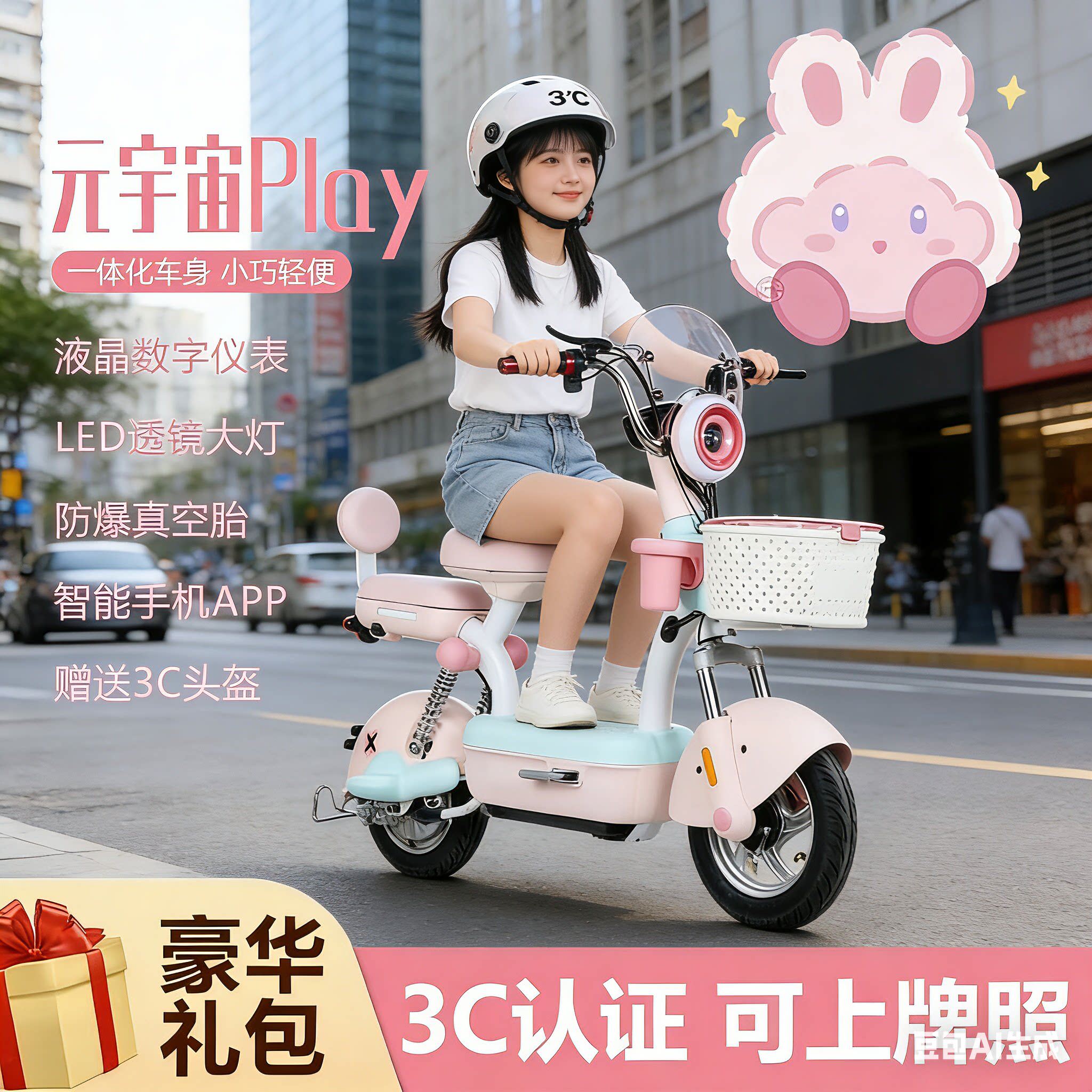 2026 новый национальный стандартный электромобиль Yuan Universe battery car электрический велосипед унисекс маленький самокат
