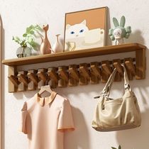 Clothes hanging in the entrance area entrance rack floor-standing upright seatable soft-covered door hanging clothes and hats hook does not occupy space clothes hanger