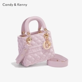 Официальный веб -сайт Candy & Keny Pink Princess Bag Women's Women's 2025 Новая легкая роскошная роскошная бриллиантовая сумка подарка на день рождения подарок