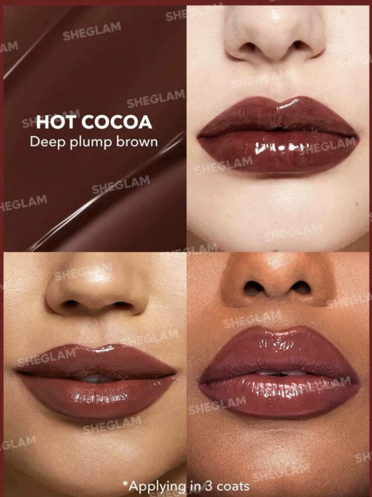 Container, lip gloss, nutritious glossy lipstick, USA, mirror effect