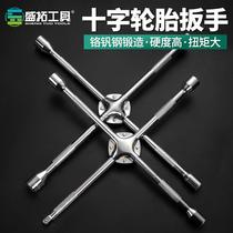 18-inch 20-inch chrome vanadium steel cross tire socket wrench with rivet clamp 17-19-21 22-23 24mm