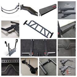 Squat Rack Accessories Included (Suitable for 75*75mm Square Tubes, Mounting Holes with a Diameter of 25mm or More)