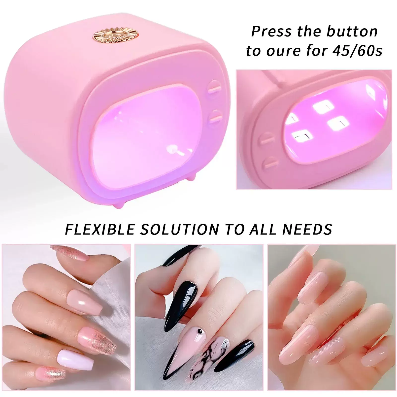 Светодиодная лампа UV Nail Lamp на 16W USB для ногтей и аксессуаров T