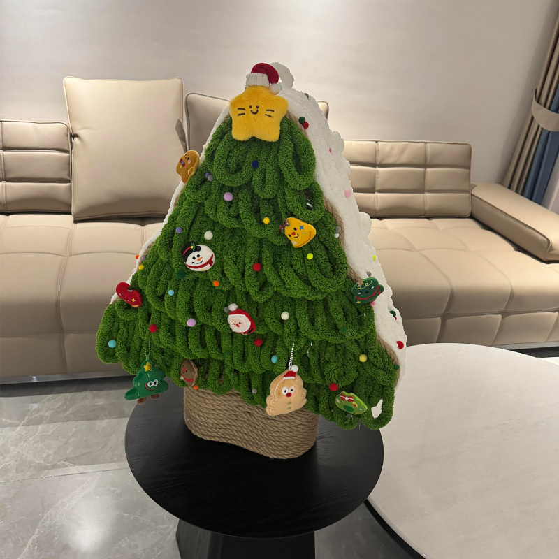 【Milk Powder Can Transformed】 Christmas Tree Decoration DIY Material Kit Multifunctional Shoe Cabinet Christmas Ornament