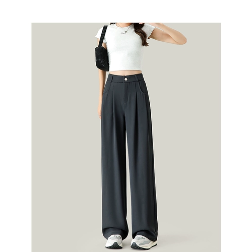 Semir, пиджак классического кроя, тонкие шелковые штаны, премиум класс, высокая талия, свободный прямой крой