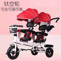 Toddler foldable large size girls and children tricycle bicycle infant and toddler lightweight artifact girl baby can sit on