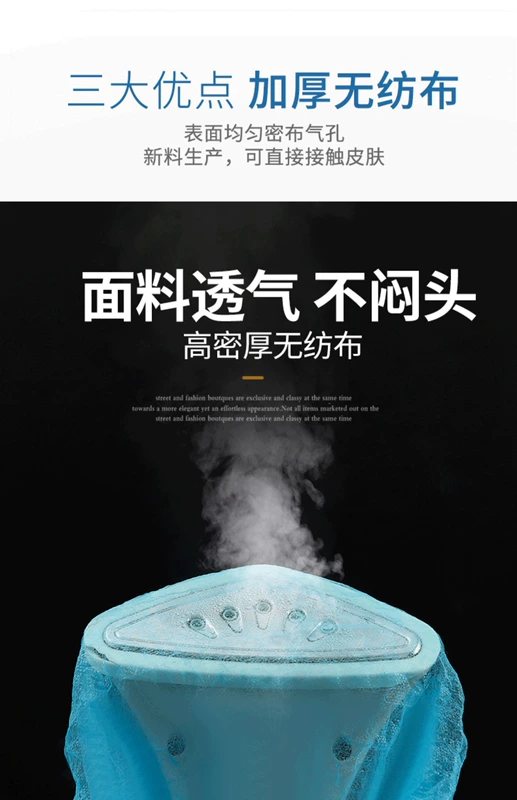 Dùng Một Lần Mũ Che Đầu Vải Không Dệt Mũ Đầu Bếp Bác Sĩ Chống Bụi Vệ Sinh Thực Phẩm Mũ Phục Vụ Mũ Lưới Mũ Bếp nón trùm tóc y tế mũ chụp đầu y tế