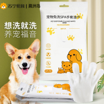 Pet Disposable Gloves Wet Wipes Special Cat Cleaning Dog Dry Cleaning Bathing Deodorizing Cat Paper Tissues 2084