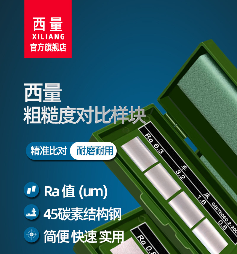 Western Surface Roughness Comparison Sample Block Set - 8 Sets for ...