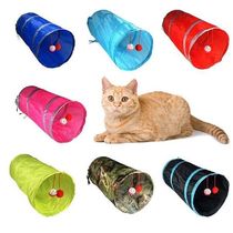 Foldable Cat Kitten Play Tunnel Rabbit Cave Passageway