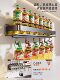 Kitchen Storage Rack Multi-Layer Stainless Steel Spice Rack Household Multifunctional Wall-Mounted Knife Holder