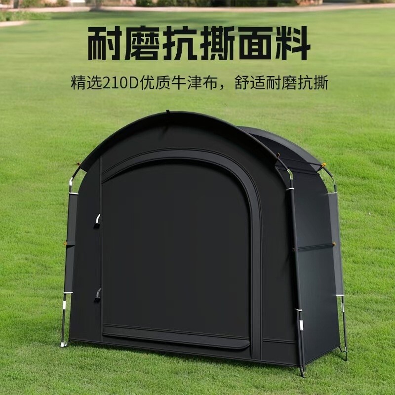 Bicycle storage tent detail 5