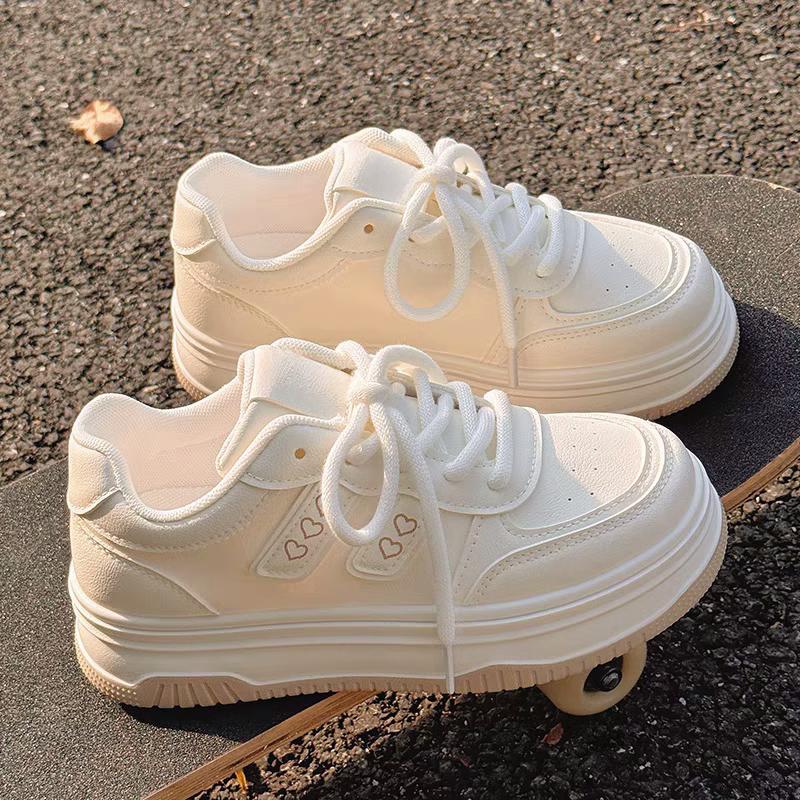 真皮女童鞋子2025新款:中大童女孩休闲板鞋小白鞋解析