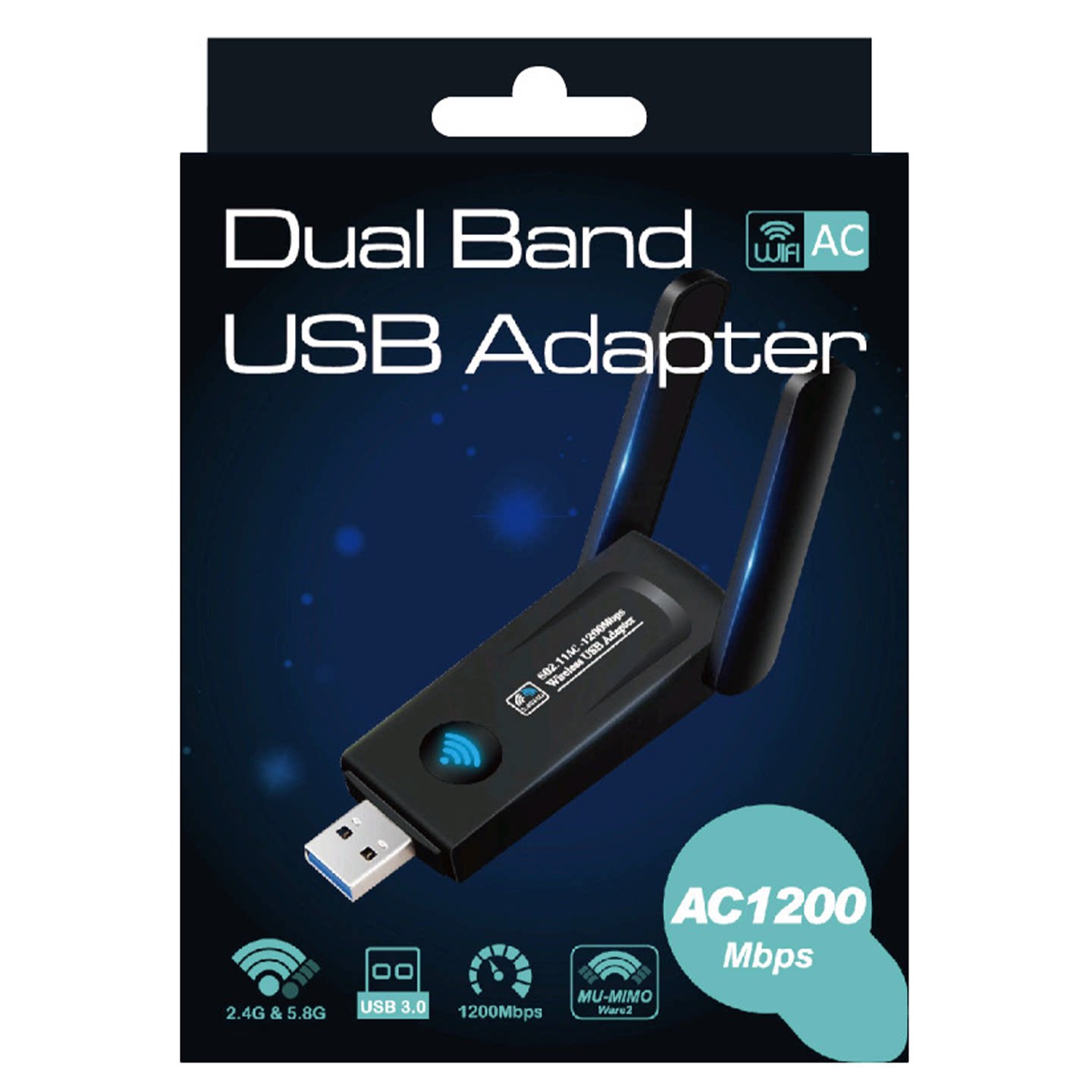 USB Wi-Fi адаптер RTL8812AU