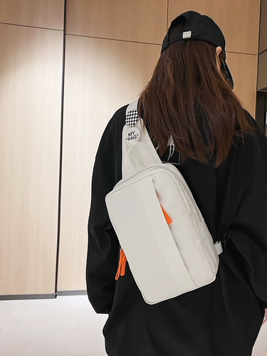 Tide, мужская нагрудная сумка, вместительная и большая сумка через плечо, спортивная сумка на одно плечо, японский рюкзак, в корейском стиле