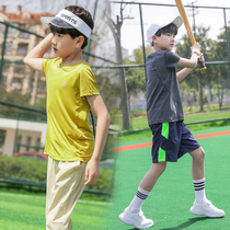 Childrens clothing boys short sleeve T-shirt 2021 summer New Tide children half sleeve childrens quick-drying clothes sports coat