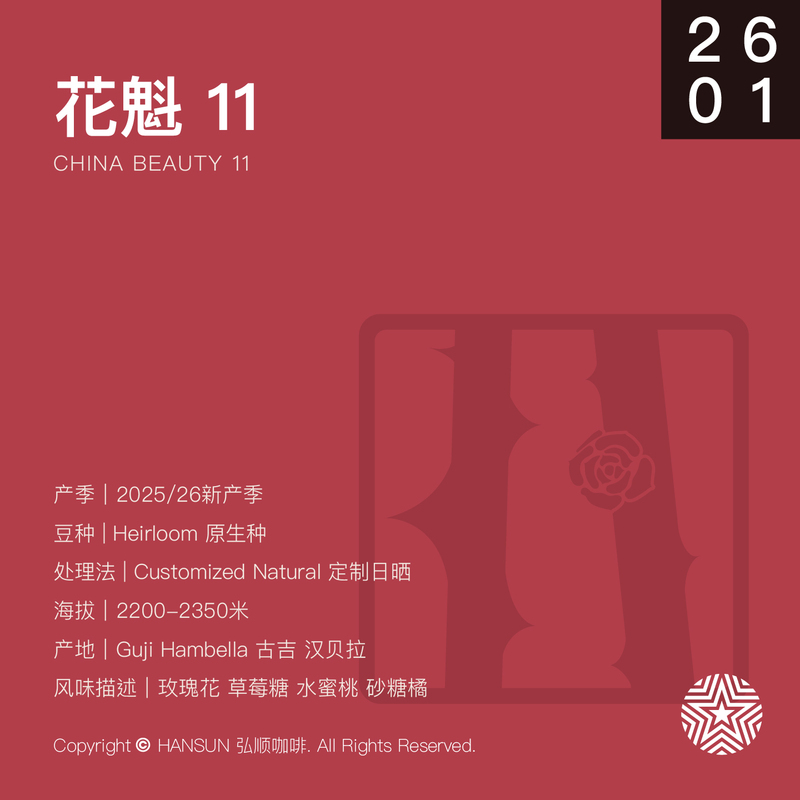 Hongshun Coffee Ethiopia 26Th Harvest Season Oyaji 11 Coffee Green Beans Sun-Dried G1 Guji Hambella Hongshun Coffee Ethiopia 26Th Harvest Season Oyaji 11 Coffee Green Beans Sun-Dried G1 Guji Hambella