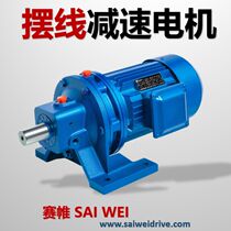 Cycloidal pinwheel reducer BWDXWD horizontal planetary vertical accessories complete set of three-phase reduction motor in one