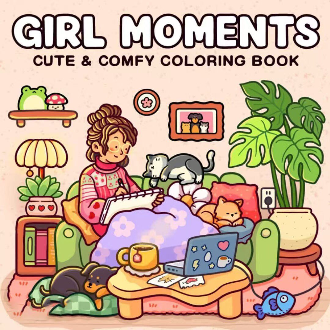 塗り絵、塗り絵ページ、不安解消のための塗り絵、落書き塗り絵、不安解消のための塗り絵