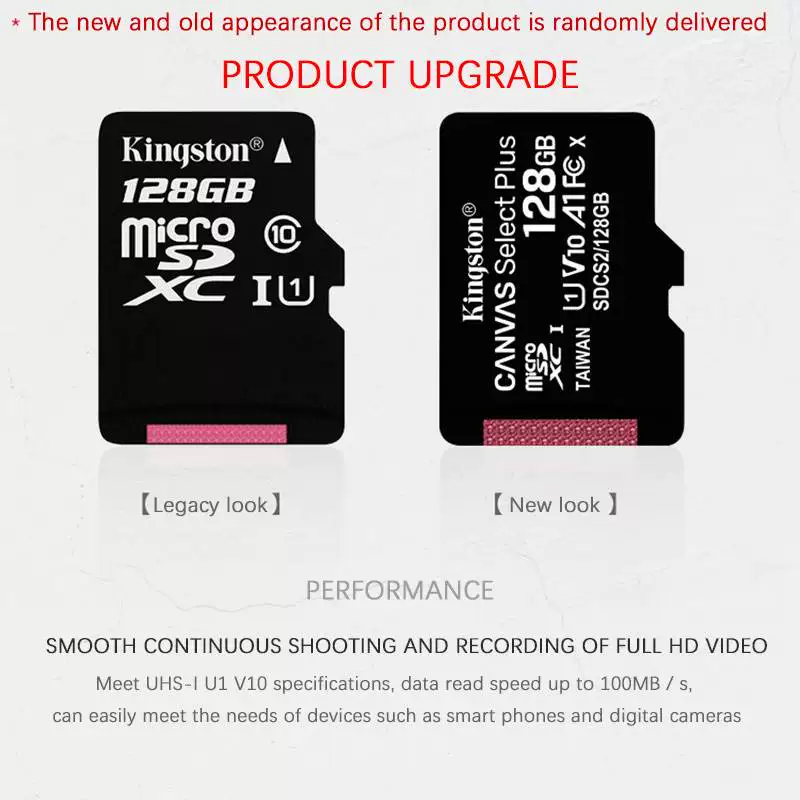 Карта памяти Kingston microSD 128 ГБ класса10 64 ГБ 32 ГБ 1
