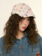 American Retro Distressed Beige Forward Cap for Women, Short Brim Beret, Street Casual Painter Newsboy Cap