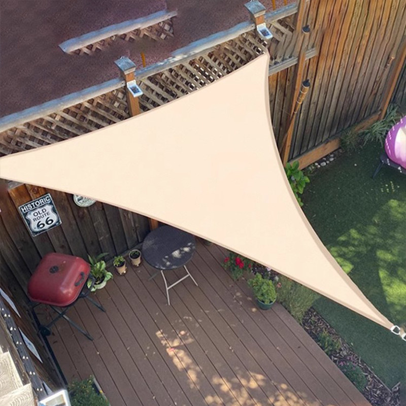 Outdoor Right-Angled Isosceles Triangular Sunshade Canopy for Courtyard Balcony, Sun Protection and Cooling Canvas, Fixed Type Outdoor Right-Angled Isosceles Triangular Sunshade Canopy for Courtyard Balcony, Sun Protection and Cooling Canvas, Fixed Type