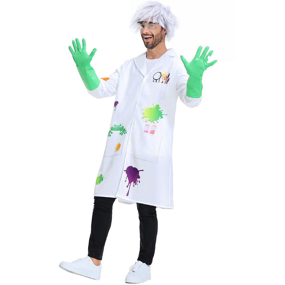Science Inventors Cosplay 疯狂科学家CO:游戏/cosplay必备!Mad Scientist Costume Animal Researcher Outfit种草分享 ...