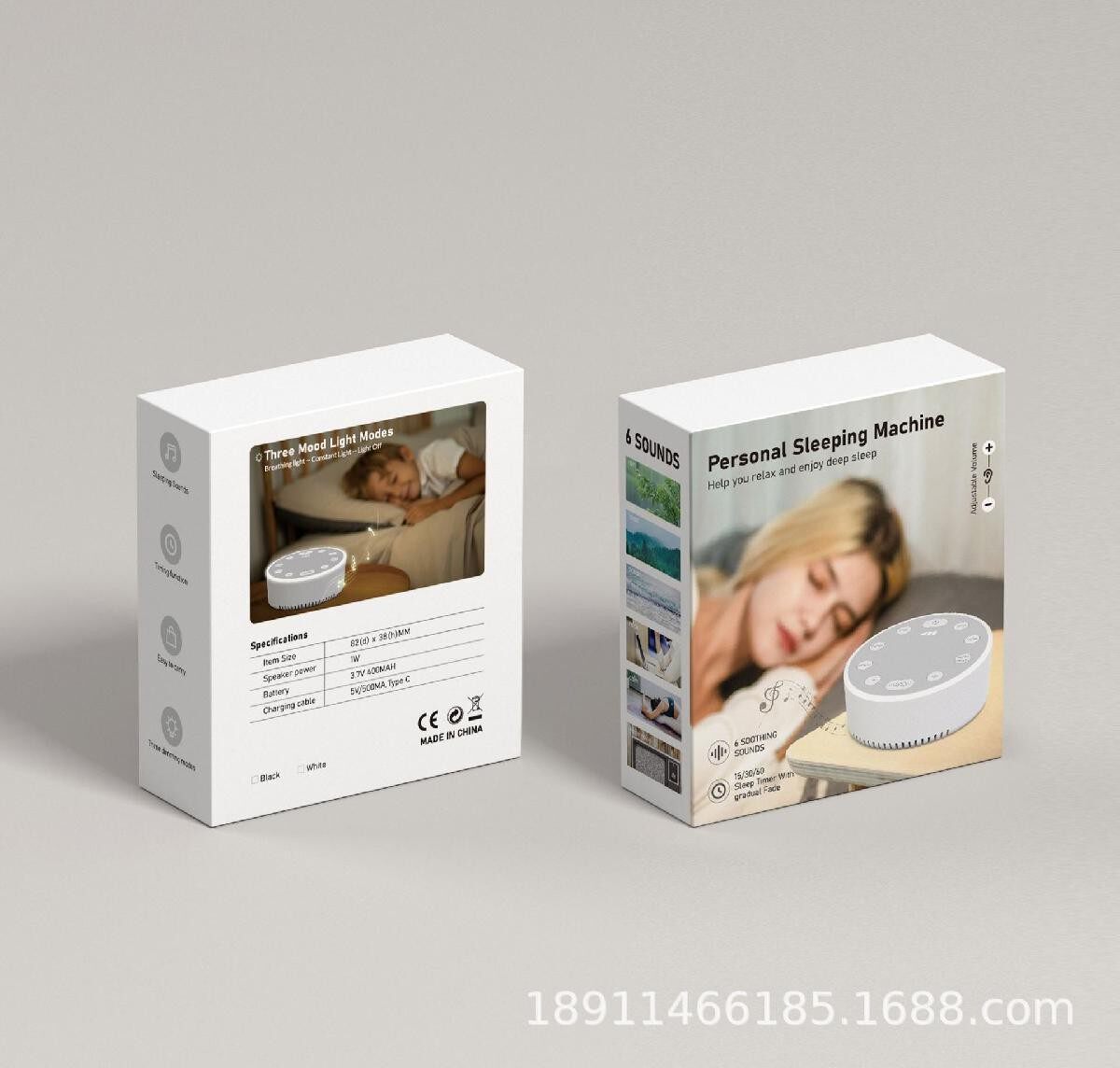 Сон инструмент 跨境白噪音睡眠仪白噪音助眠安睡调节心情情绪呼吸灯音乐智能音箱 No brand