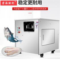 New fully automatic diagonal fish filleting machine multifunctional meat cutting machine commercial meat slicer boiled fish electric manufacturer